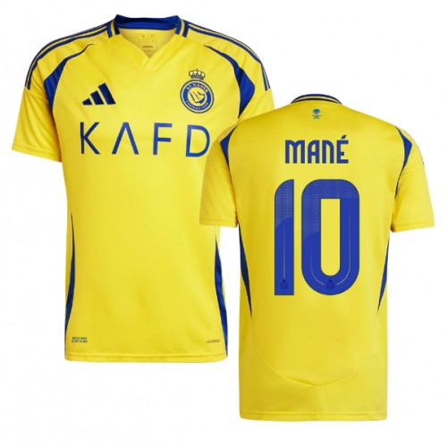 Dres Al-Nassr Sadio Mane #10 Domaci 2024-25 Kratak Rukav